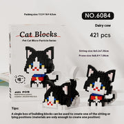 Cat Cute Pet Series Building Blocks Cute Assembled Ornaments Toys