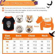 Dog Clothes Cat Shirts Halloween